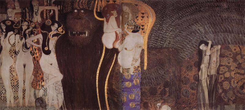 Gustav Klimt The Beethoven